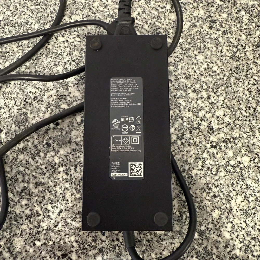 Microsoft Xbox‎ One OFFICIAL Power Supply Brick AC Adapter Charger 100-127V